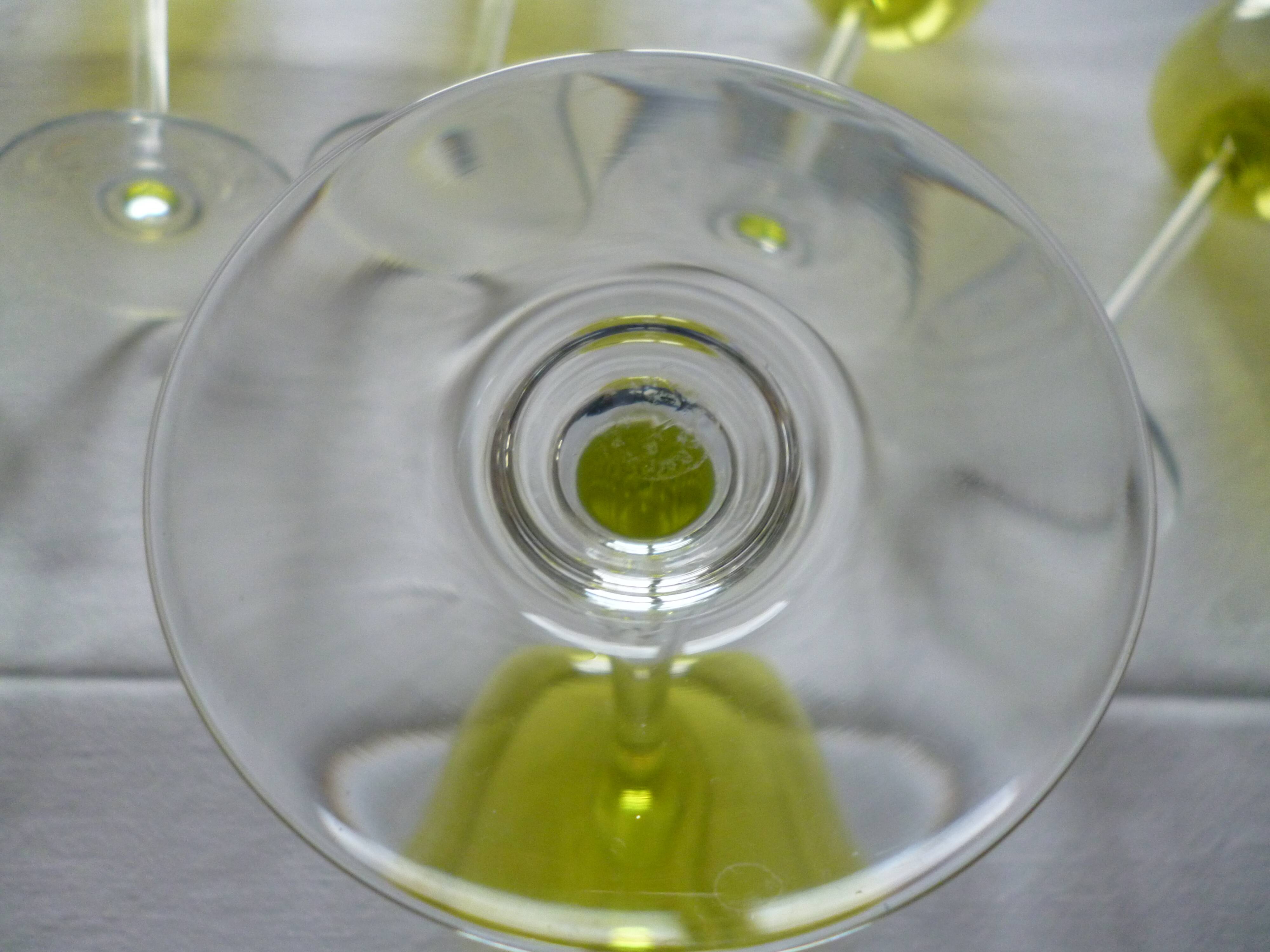 Set of 6 Baccarat stemmed glasses