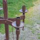 Lampadaire des années 50 en fer forgé