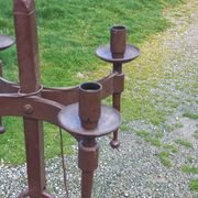 Lampadaire des années 50 en fer forgé
