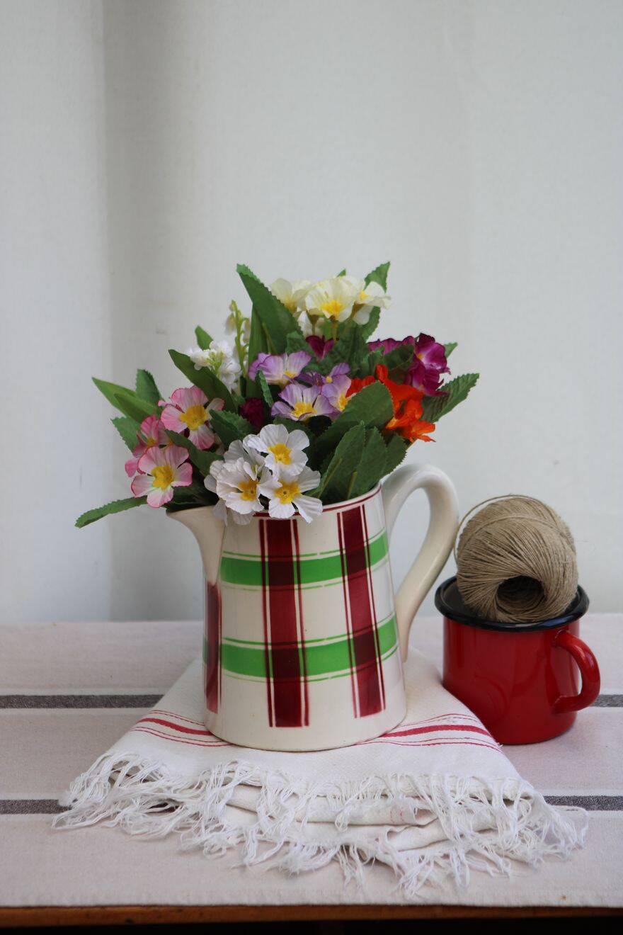 Old ceramic pitcher