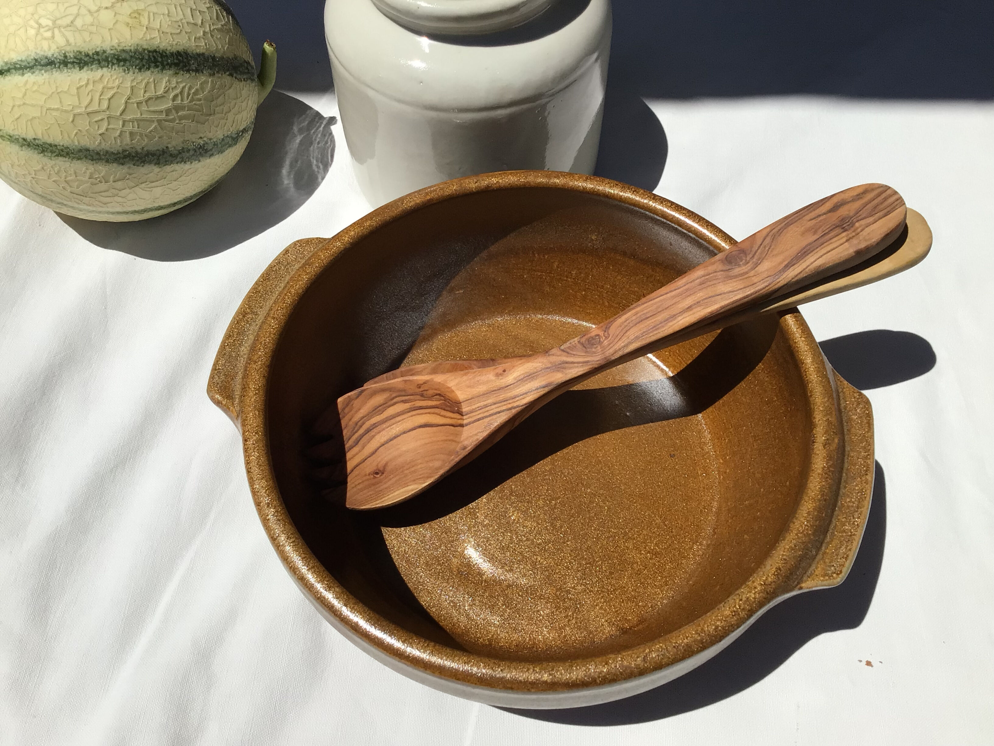 Bowl cut sandstone Digoin diameter 22cm