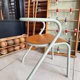 Hitier school chair in metal and wood