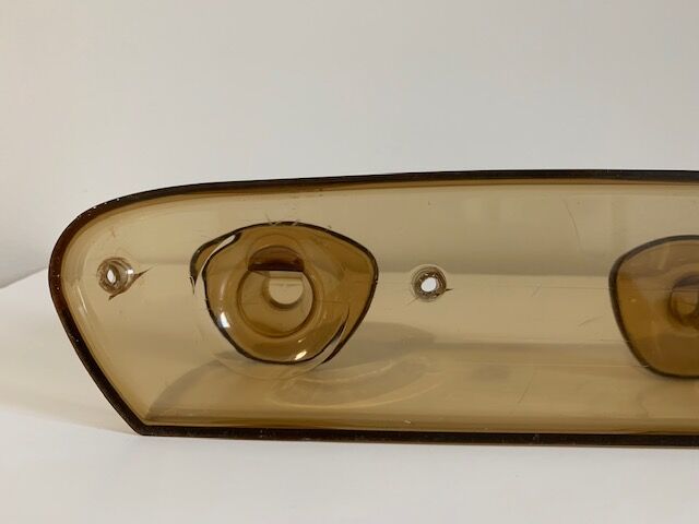 Smoked plastic coat rack