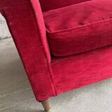 Vintage velvet sofa
