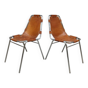 Chaises Les arcs en cuir - charlotte