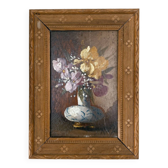 Tableau miniature "Le bouquet champêtre"