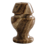 Marble candle holder.