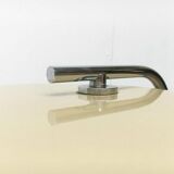 Minimalist German table lamp from the mid-century space age by Hustadt Leuchten, 1960s.