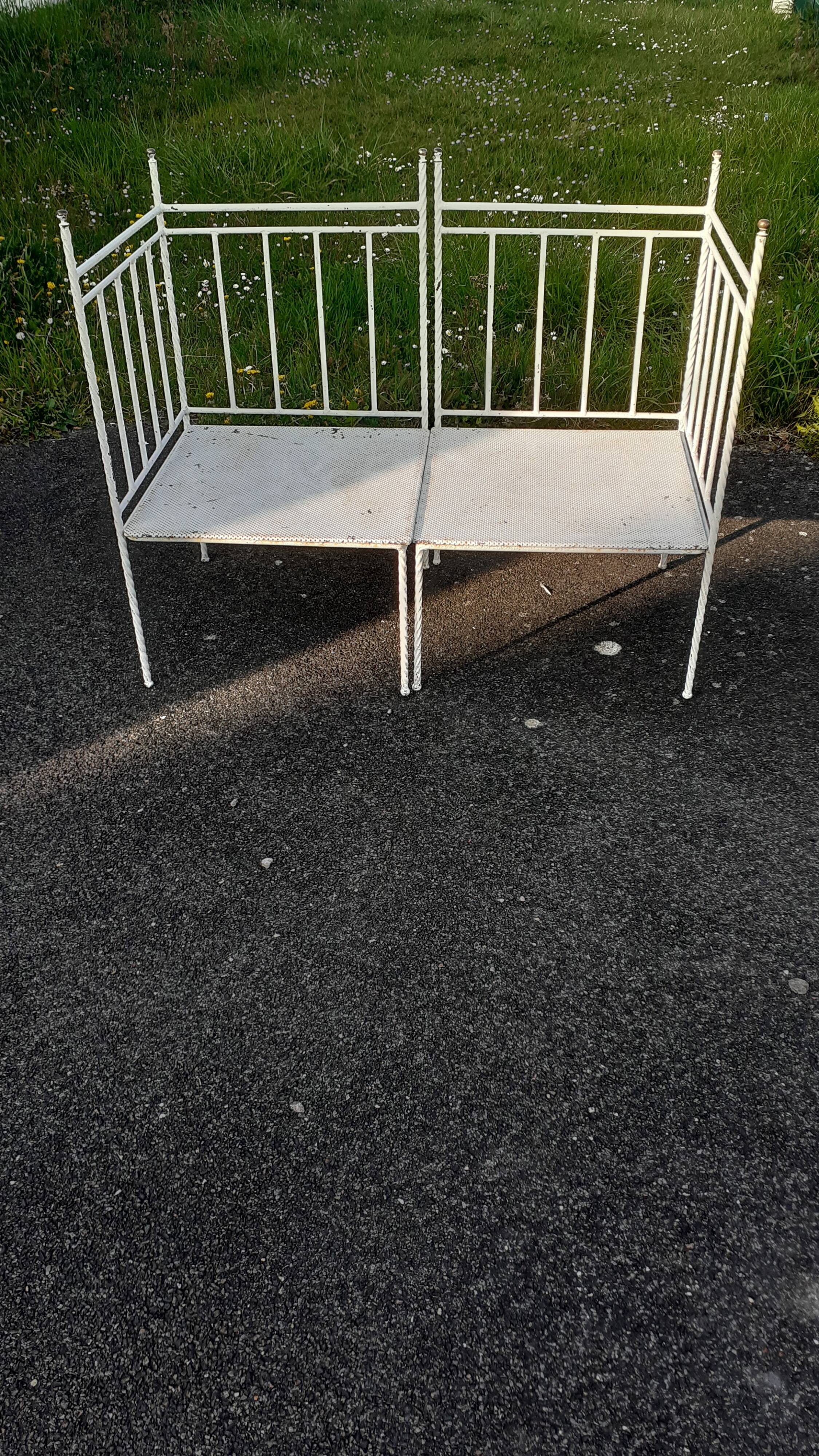 Iron garden chairs