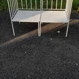 Chaises de jardin en fer