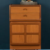 Retro teak 1960s Nathan squares lamp table sideboard