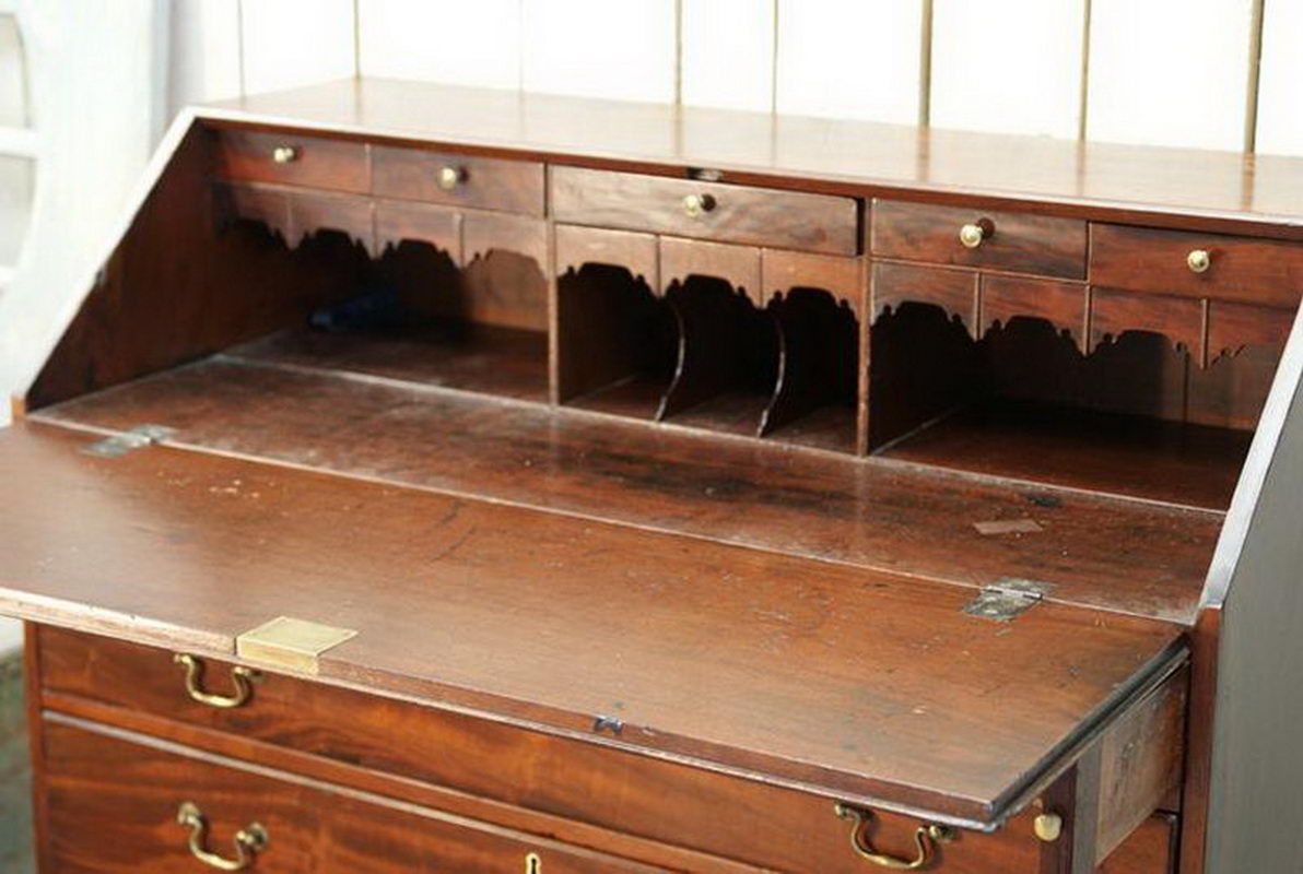 English mahogany secretary