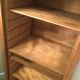 1900 oak notary curtain cabinet