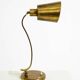 Beautiful, rare, large, heavy mid-century modern brass table lamp