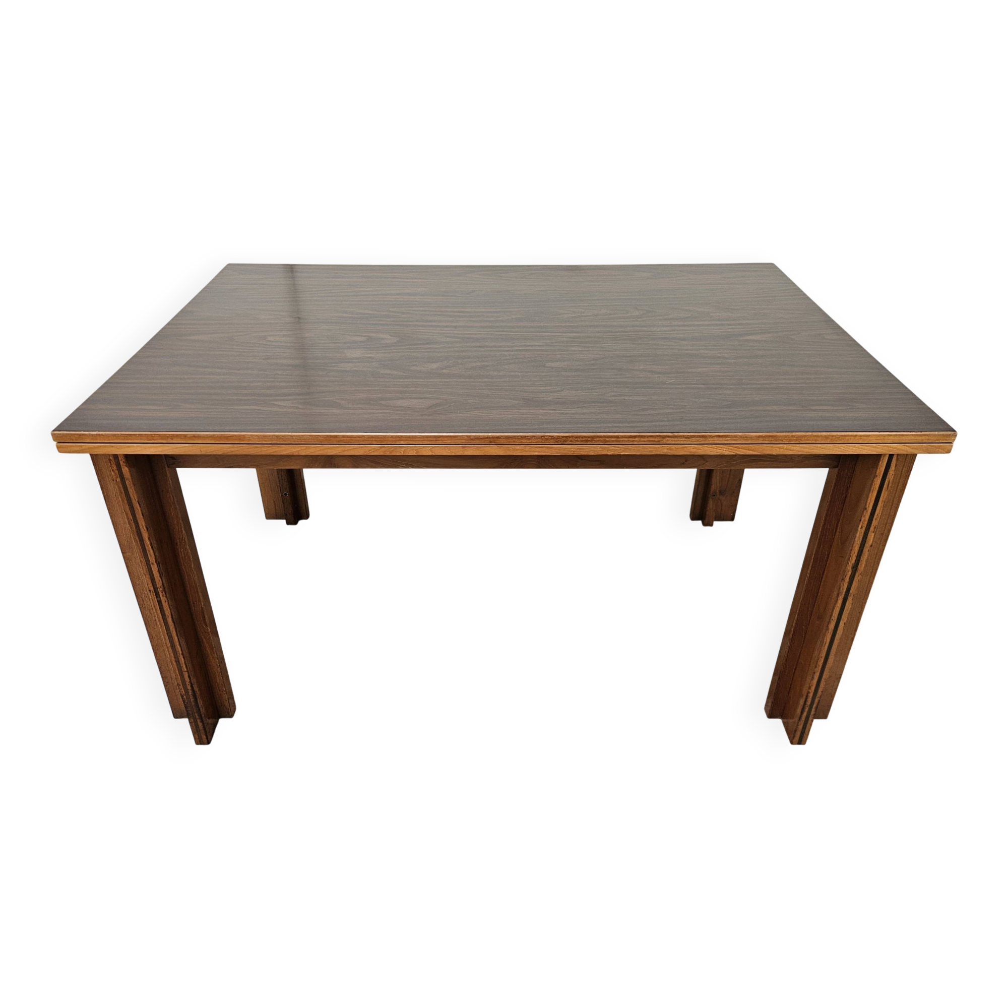 Italian design folding dining table, 1970