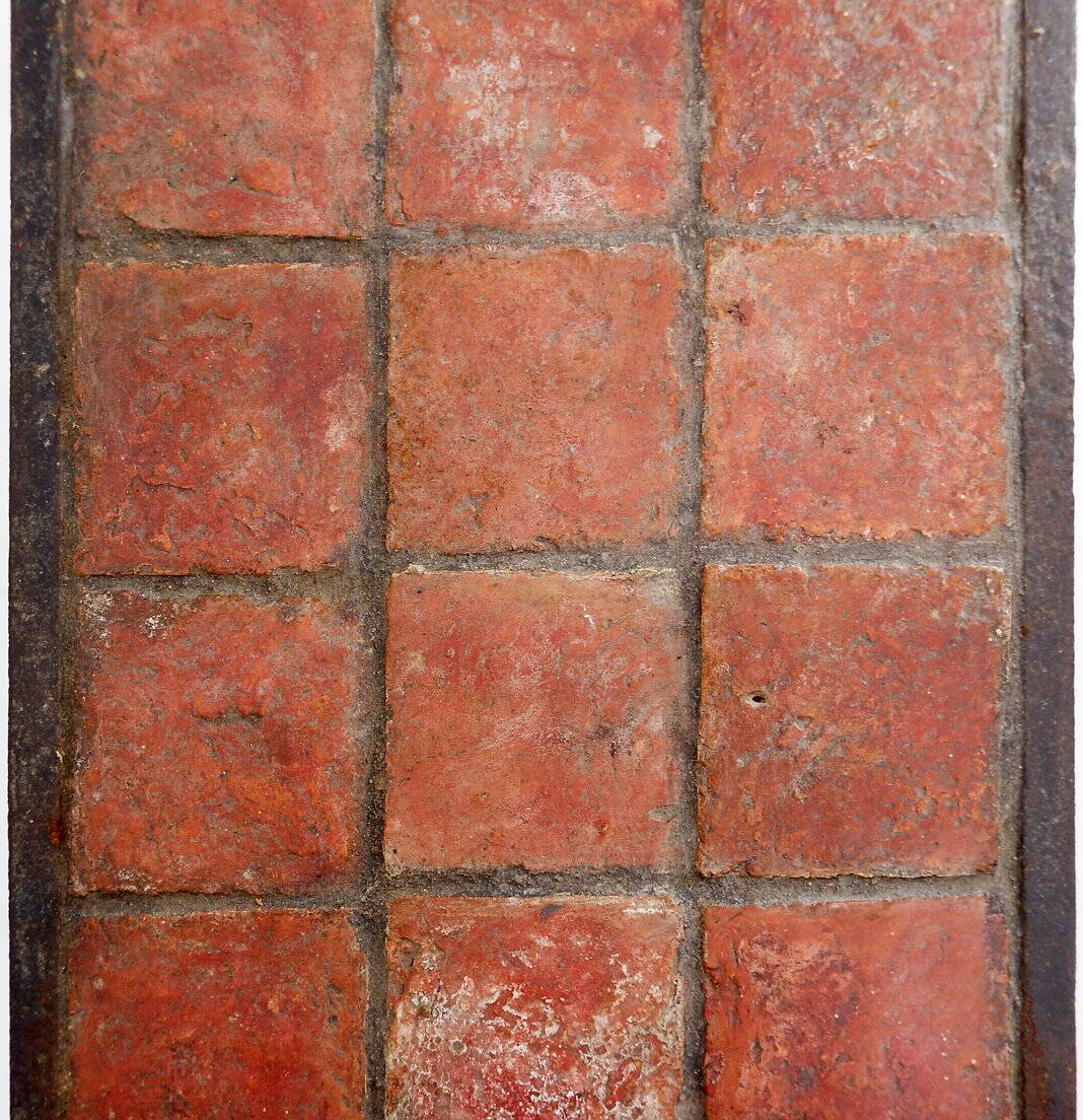 Brutalist Spanish Iron and Tile Coffee Table - circa 1920s