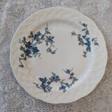9 assiettes à dessert en porcelaine L.Bernardaud