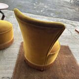 Pair of toad armchairs