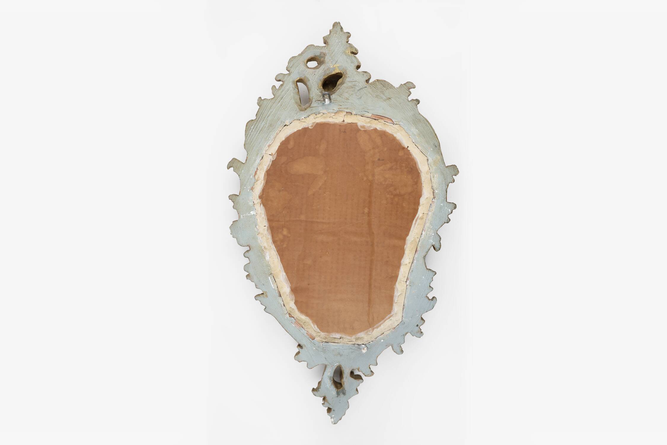 20th Century Belgium gold framed mirror in Louis XV style