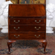 Antique Edwardian carved mahogany desk