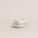 Set of six coffee cups and saucers, Karlskrona, Sweden, 1950s