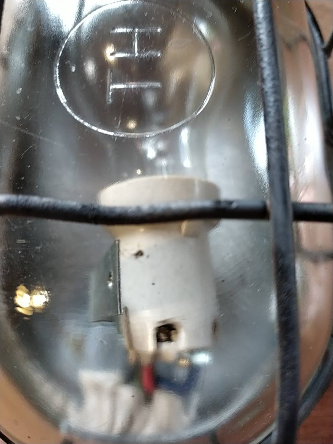 Industrial cast iron wall lights