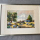 Aquarelle La montagne 1972
