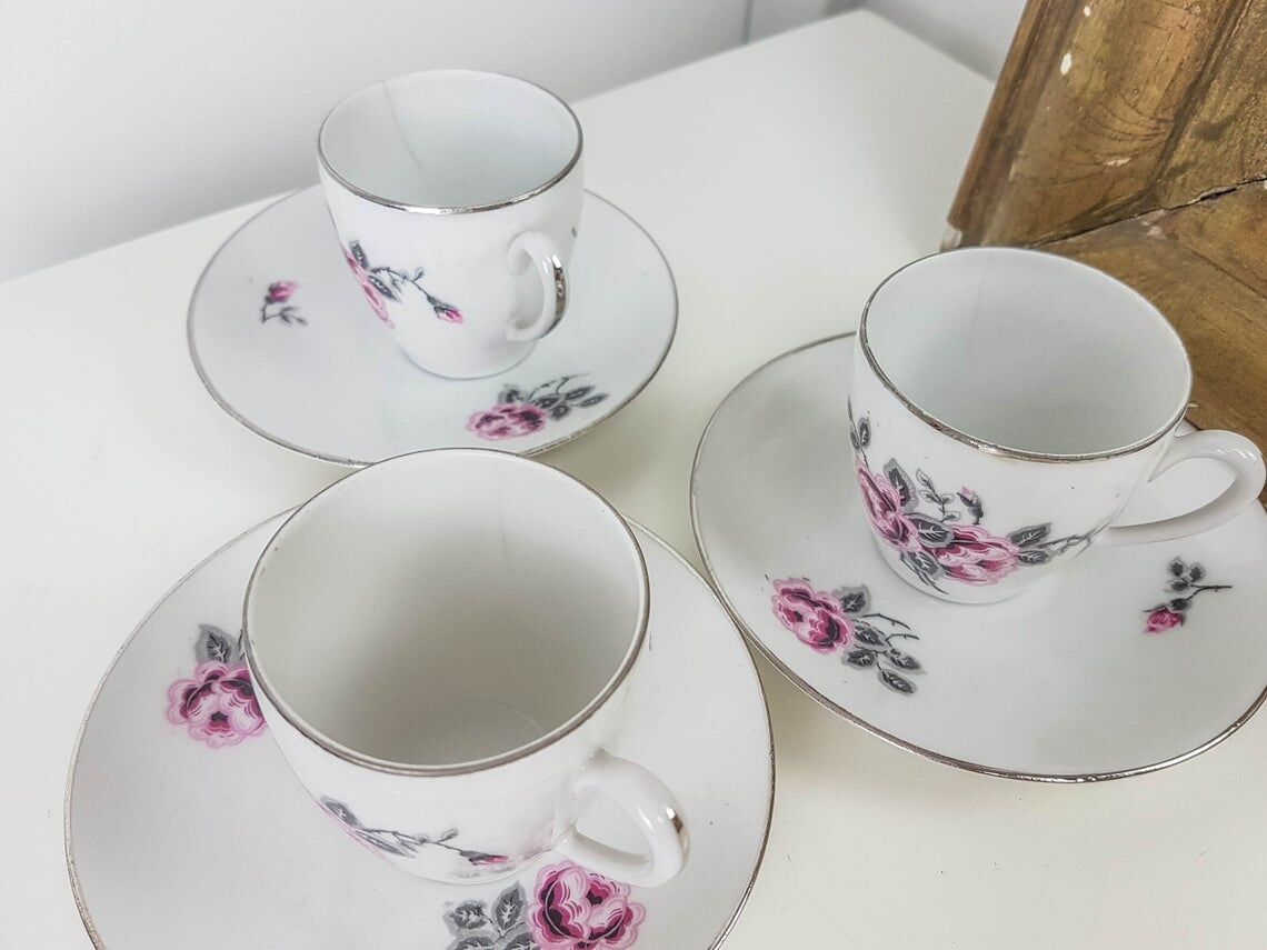 French porcelain tea service