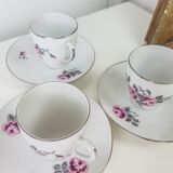 Service à thé en porcelaine Française