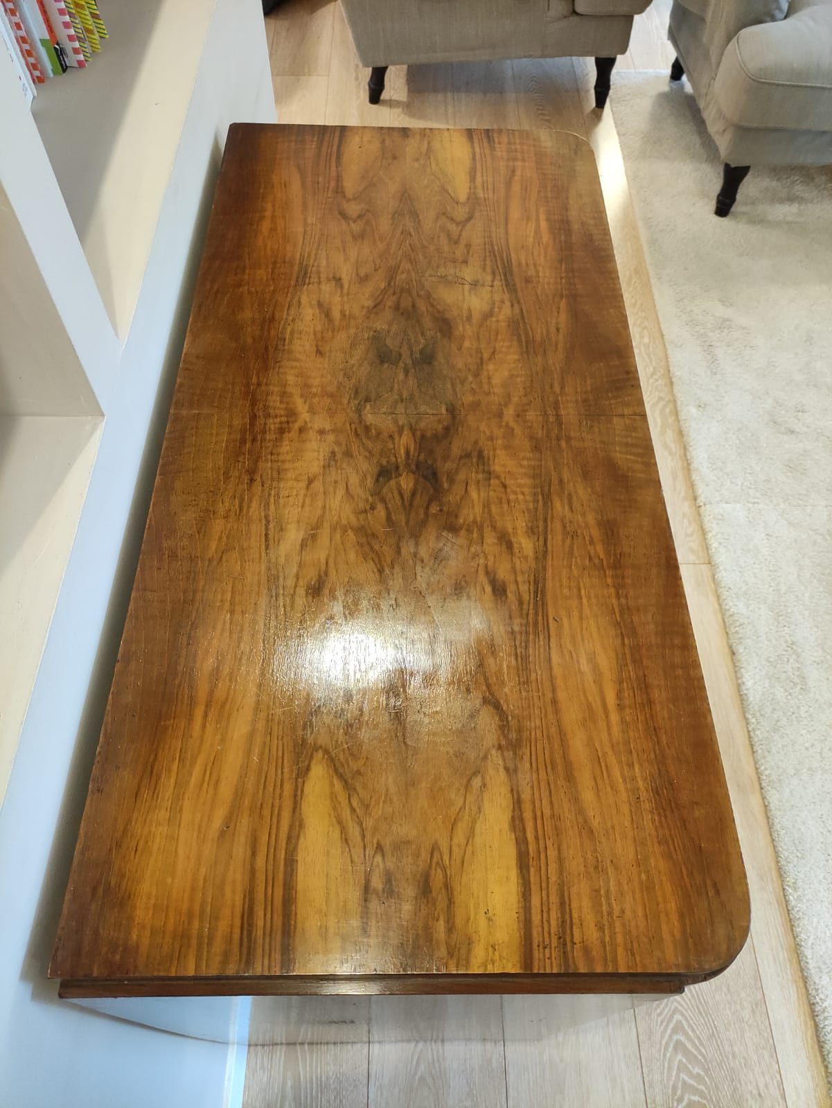 Art deco chest of drawers varnished 1920