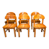 Set of 6 vintage chairs RAINER DAUMILLER 70"