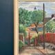 Original Swedish Oil on Canvas – “Village” by P. Agne – Signed – Vintage & Framed