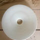 Vintage bell lampshade for suspension in white opaline.