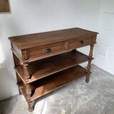 Oak console drapery 1950