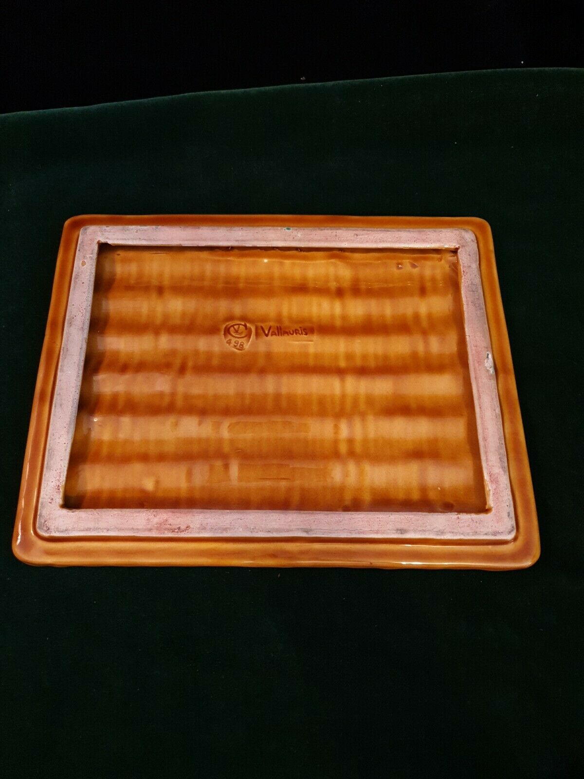 Vallauris cheese platter with knife