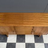 wood sideboard 1960s 2 doors and 4 drawers in the middle