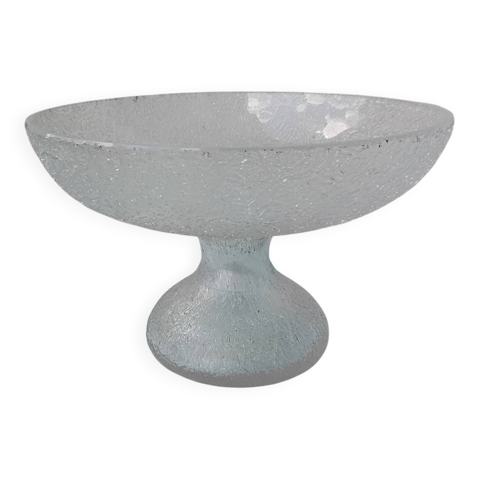 Crystal bowl on a pedestal