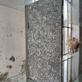 Roche Bobois stone and glass sculpture shelf 1970s