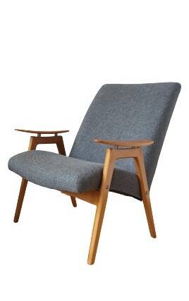 Designer armchair by J. šmidek, 1970s.