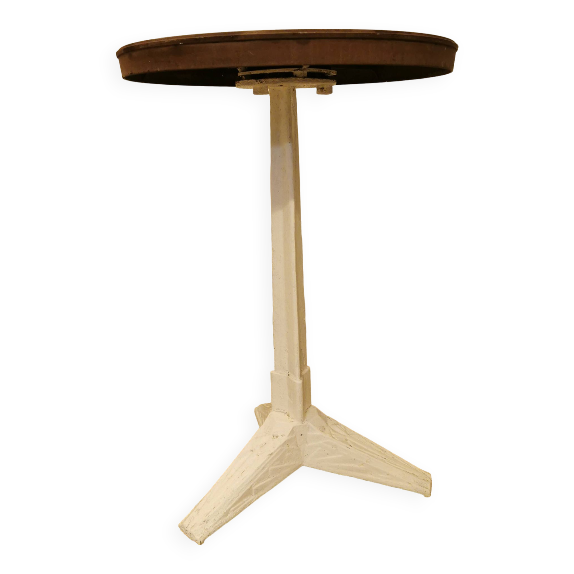 Table bistrot en bakélite et fonte