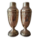 Paire de vases Art Déco en laiton, vers 1920