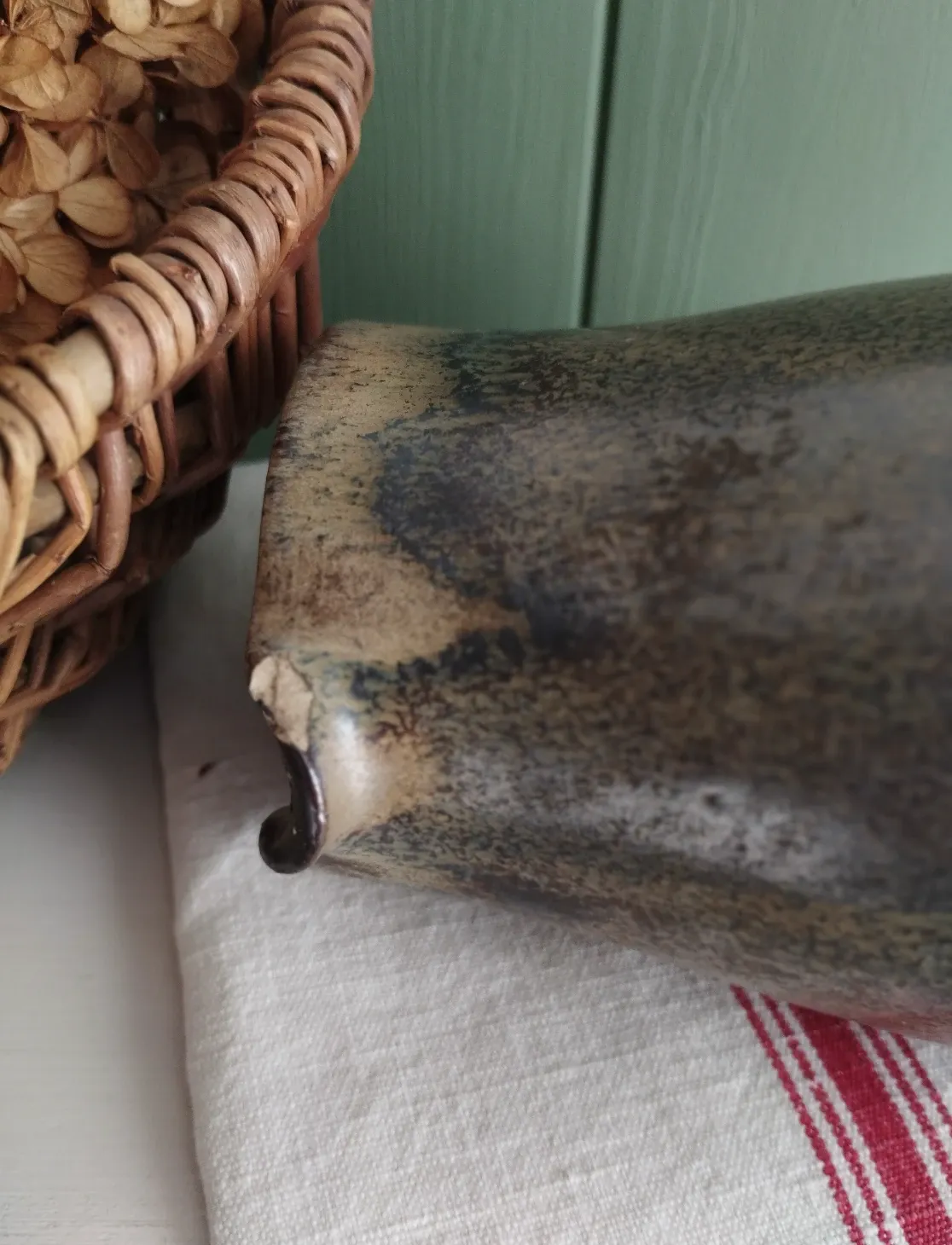 Glazed stoneware jug Arts Ceram