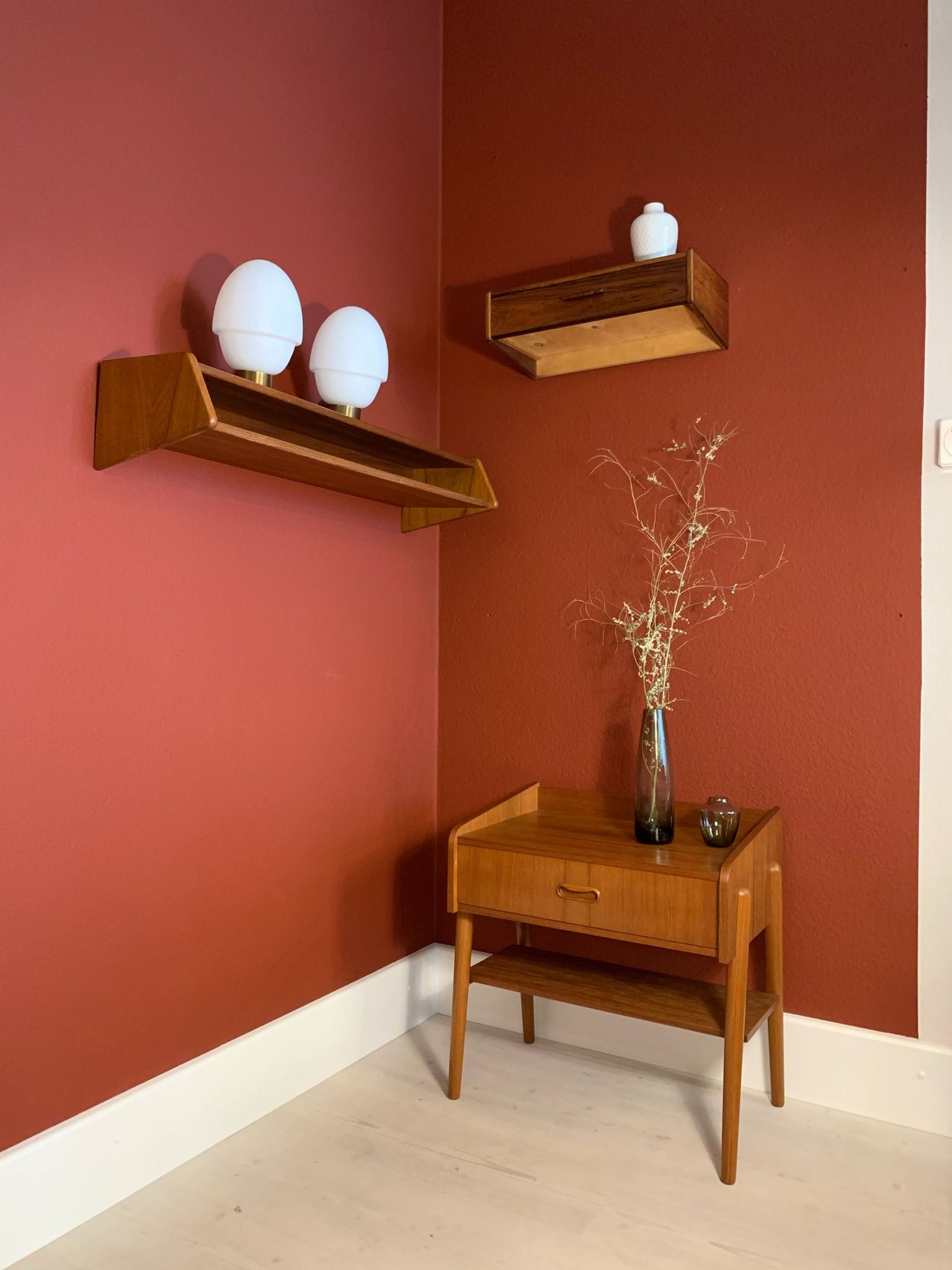 Table d'appoint en teck par Borge Mogensen 60s