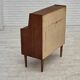 Commode danoise des années 1970 avec un miroir pliant, en bois de teck.