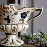 Ceramic pot cover vase Capodimonte, Naples