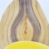 Tasse et soucoupe effet bois