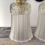 Pair of Art Deco wall lights