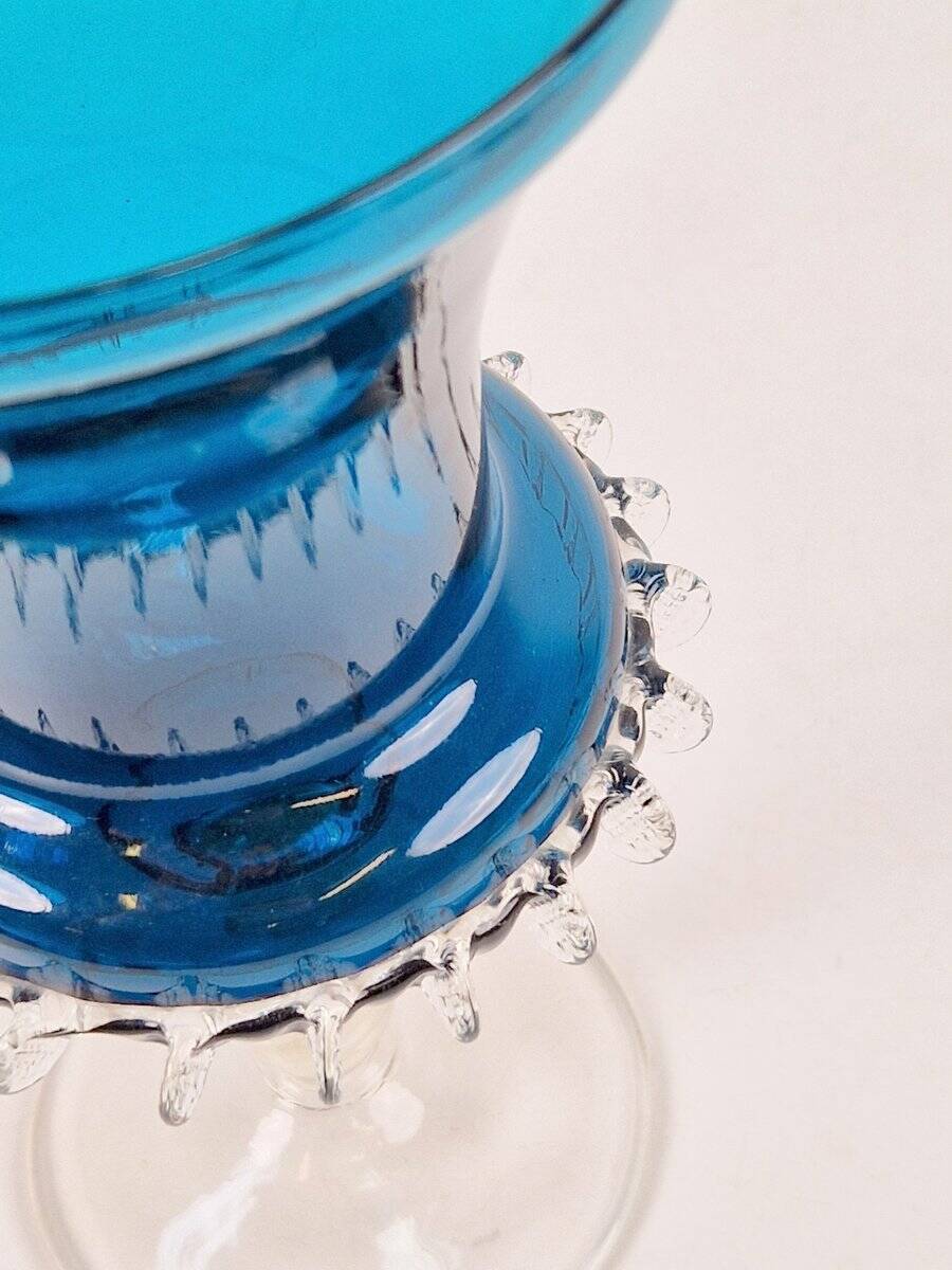 Mid-Century Modern Blue Murano Glass Vase, 1960s