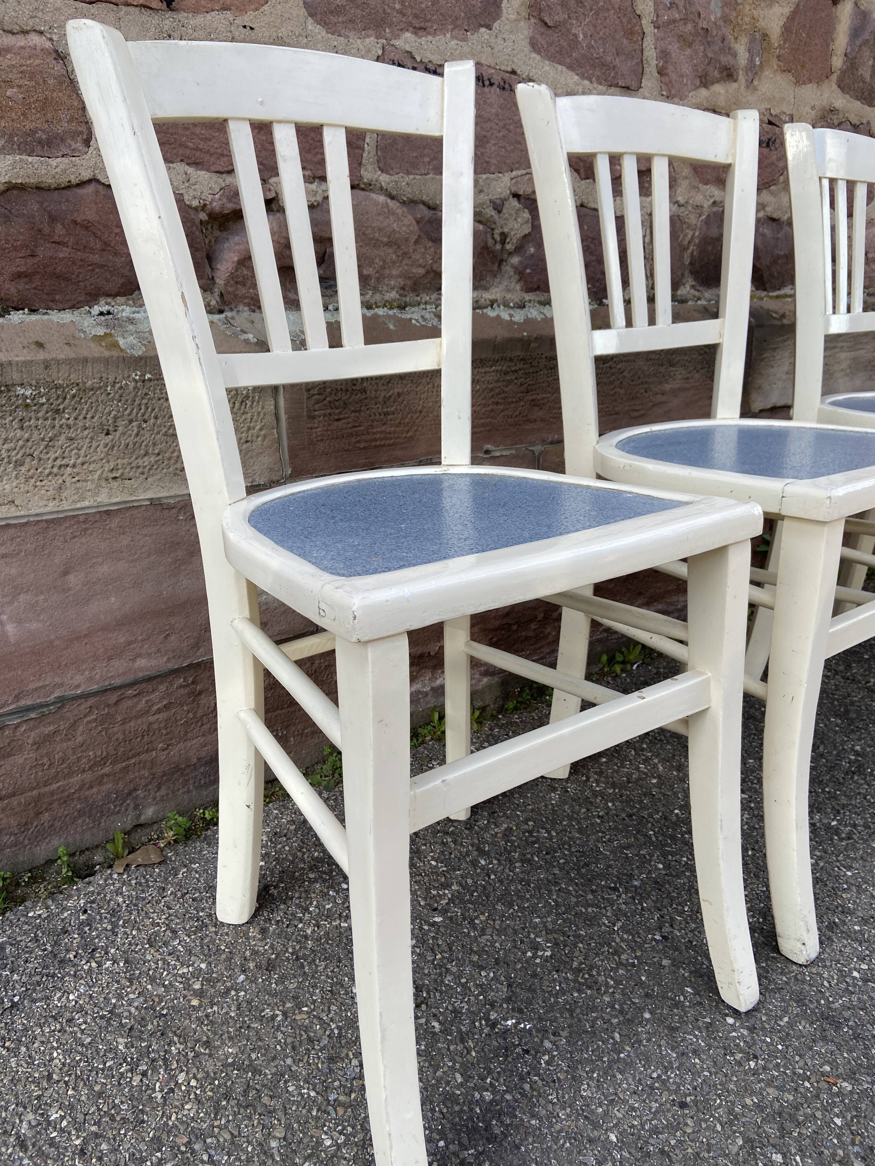 4 Brasserie bistro chairs bentwood bistro chair shabby chic baumann wood & laminate mid century