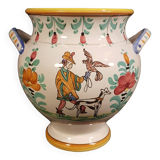 Italian earthenware vase